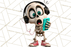 Funny Skeletons Clipart, Funny PNG, Funny Life Clip Art Product Image 3
