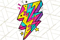 80s Retro Doodle Accessories PNG Product Image 4