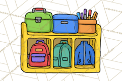 School Supplies Clipart Back To School PNG, Teacher Clip Art Product Image 4