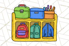 School Supplies Clipart Back To School PNG, Teacher Clip Art Product Image 4