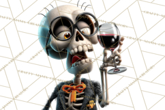 Funny Skeletons Clipart, Funny PNG, Funny Life Clip Art Product Image 5