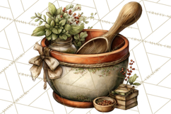 Rustic Homestead Kitchen Clipart | Farmhouse Kitchen Png Product Image 5