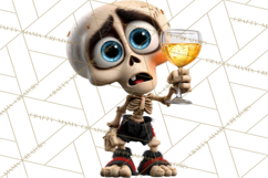 Funny Skeletons Clipart, Funny PNG, Funny Life Clip Art Product Image 2