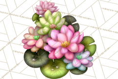 Cute Turtle Frog Alligator Pond Animals Clipart PNG Product Image 2