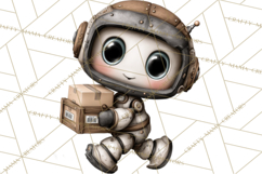 Western Robot Clipart PNG Files, Western Clip Art Product Image 3