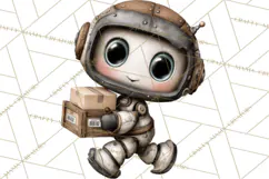 Western Robot Clipart PNG Files, Western Clip Art Product Image 3