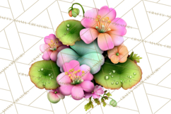 Cute Turtle Frog Alligator Pond Animals Clipart PNG Product Image 3