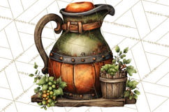 Rustic Homestead Kitchen Clipart | Farmhouse Kitchen Png Product Image 3