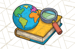 School Supplies Clipart Back To School PNG, Teacher Clip Art Product Image 4