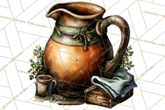 Rustic Homestead Kitchen Clipart | Farmhouse Kitchen Png Product Image 4