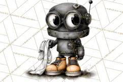 Western Robot Clipart PNG Files, Western Clip Art Product Image 5