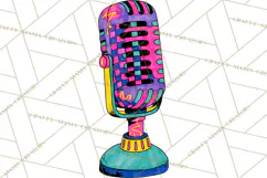 80s Retro Doodle Accessories PNG Product Image 3