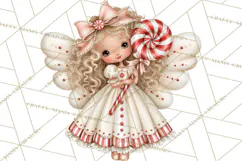 Gingerbread Fairyland Christmas PNG Clipart Product Image 3