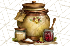 Rustic Homestead Kitchen Clipart | Farmhouse Kitchen Png Product Image 2