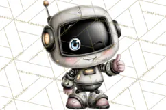 Western Robot Clipart PNG Files, Western Clip Art Product Image 2