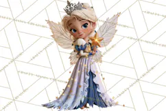 Fairy Tale Christmas Clipart, Enchanted Royal Winter Png Product Image 2