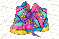 80s Retro Doodle Accessories PNG Product Image 5