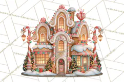 Gingerbread Christmas Clipart, Gingerbread People PNG Product Image 5