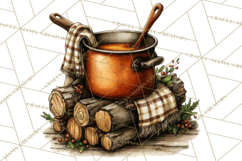 Rustic Homestead Kitchen Clipart | Farmhouse Kitchen Png Product Image 5