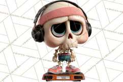 Funny Skeletons Clipart, Funny PNG, Funny Life Clip Art Product Image 5