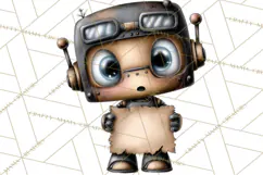 Western Robot Clipart PNG Files, Western Clip Art Product Image 5