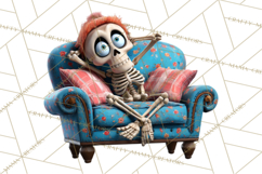 Funny Skeletons Clipart, Funny PNG, Funny Life Clip Art Product Image 2