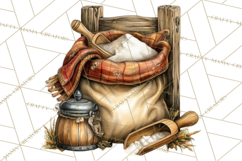 Rustic Homestead Kitchen Clipart | Farmhouse Kitchen Png Product Image 2