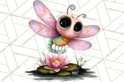 Cute Turtle Frog Alligator Pond Animals Clipart PNG Product Image 3