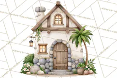 Christmas Nativity Clipart, Watercolor Nativity Scene PNG Product Image 5