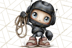 Western Robot Clipart PNG Files, Western Clip Art Product Image 4