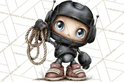 Western Robot Clipart PNG Files, Western Clip Art Product Image 4