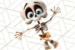 Funny Skeletons Clipart, Funny PNG, Funny Life Clip Art Product Image 5