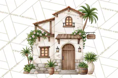 Christmas Nativity Clipart, Watercolor Nativity Scene PNG Product Image 2
