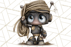 Western Robot Clipart PNG Files, Western Clip Art Product Image 5