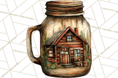 Rustic Homestead Kitchen Clipart | Farmhouse Kitchen Png Product Image 5
