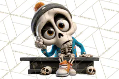 Funny Skeletons Clipart, Funny PNG, Funny Life Clip Art Product Image 2