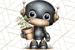 Western Robot Clipart PNG Files, Western Clip Art Product Image 2