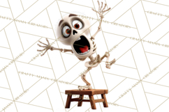 Funny Skeletons Clipart, Funny PNG, Funny Life Clip Art Product Image 3