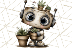 Western Robot Clipart PNG Files, Western Clip Art Product Image 3