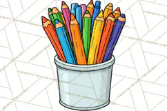 School Supplies Clipart Back To School PNG, Teacher Clip Art Product Image 3