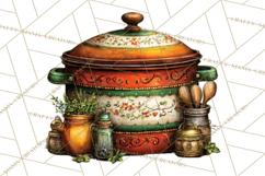 Rustic Homestead Kitchen Clipart | Farmhouse Kitchen Png Product Image 5