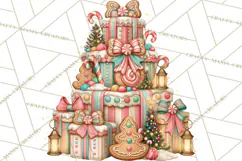 Gingerbread Christmas Clipart, Gingerbread People PNG Product Image 2
