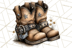 Western Robot Clipart PNG Files, Western Clip Art Product Image 3