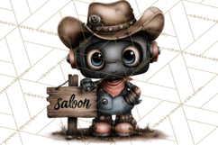 Western Robot Clipart PNG Files, Western Clip Art Product Image 2