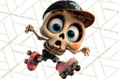 Funny Skeletons Clipart, Funny PNG, Funny Life Clip Art Product Image 2