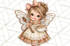 Gingerbread Fairyland Christmas PNG Clipart Product Image 4