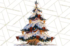 Fairy Tale Christmas Clipart, Enchanted Royal Winter Png Product Image 4