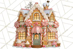 Gingerbread Christmas Clipart, Gingerbread People PNG Product Image 4