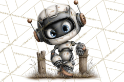 Western Robot Clipart PNG Files, Western Clip Art Product Image 3