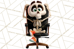 Funny Skeletons Clipart, Funny PNG, Funny Life Clip Art Product Image 5